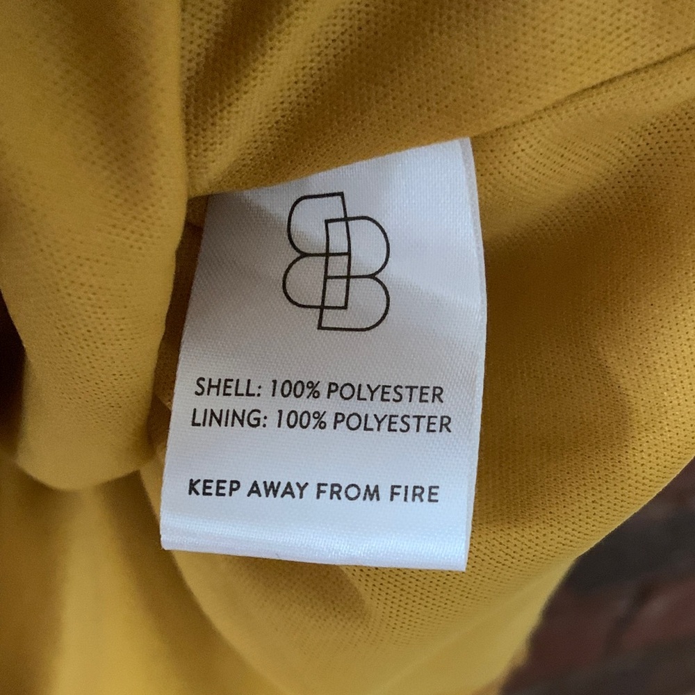Baltic Born Elegant Mustard Off-Shoulder Swiss Dot Maxi Dress - Picture 6 of 7
